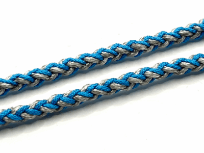 Silver/Blue